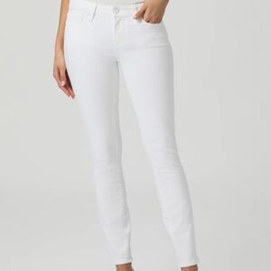 PAIGE White Verdugo Ankle Skinny Jeans Size 25